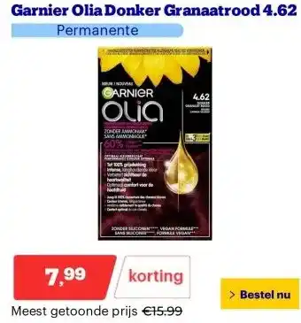 Bol.com Garnier Olia Donker Granaatrood 4.62 aanbieding