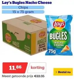 Bol.com Lay's Bugles Nacho Cheese aanbieding