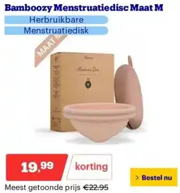 Bol.com Bamboozy Menstruatiedisc Maat M aanbieding