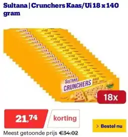 Bol.com Sultana | Crunchers Kaas Ui aanbieding