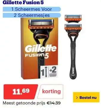 Bol.com Gillette Fusion 5 aanbieding