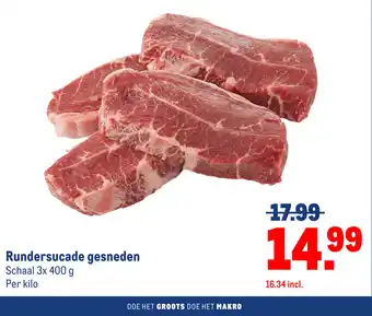 Makro Rundersucade gesneden aanbieding