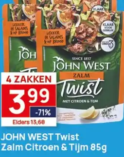 Butlon JOHN WEST Twist Zalm Citroen & Tijm aanbieding