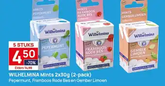 Butlon WILHELMINA Mints aanbieding