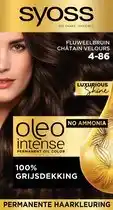 Bol.com SYOSS Oleo Intense- 4-86 Fluweelbruin - Permanente Haarverf - Haarkleuring - 1 stuk aanbieding