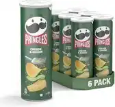 Bol.com 6x Pringles Chips Cheese & Onion 165 gr aanbieding