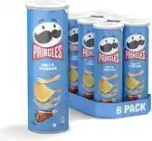 Bol.com 6x Pringles Chips Salt & Vinegar 165 gr aanbieding