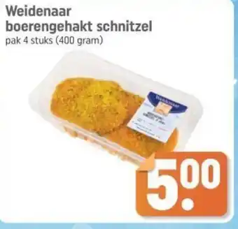 Dagwinkel Weidenaar boerengehakt schnitzel pak aanbieding