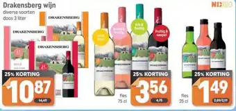 Dagwinkel Drakensberg wijn aanbieding