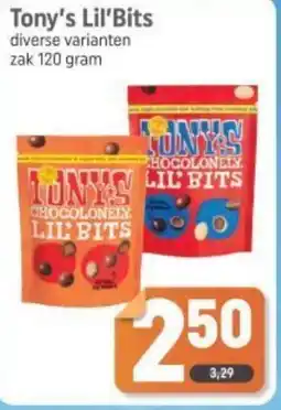 Dagwinkel Tony's Lil'Bits aanbieding