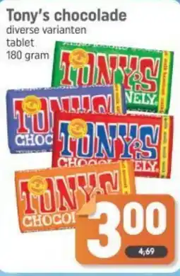 Dagwinkel Tony's chocolade aanbieding