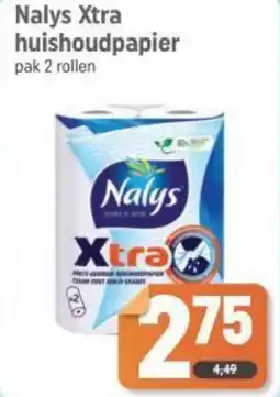 Dagwinkel Nalys Xtra huishoudpapier aanbieding