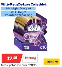 Bol.com Witte Reus DeLuxe Toiletblok aanbieding