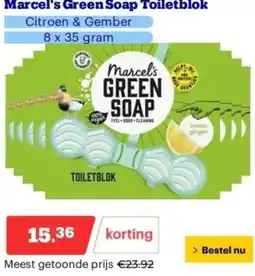 Bol.com Marcel's Green Soap Toiletblok aanbieding