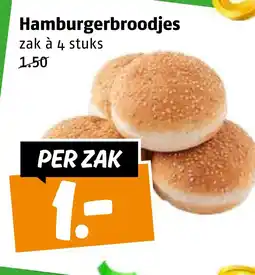 Poiesz Hamburgerbroodies aanbieding