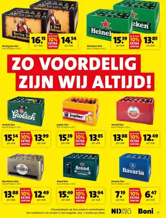 Boni ZO VOORDELIG ZIJN WIJ ALTIJD! aanbieding