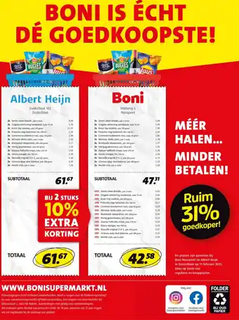 Boni BONI aanbieding