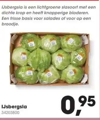 HANOS IJsbergsla aanbieding