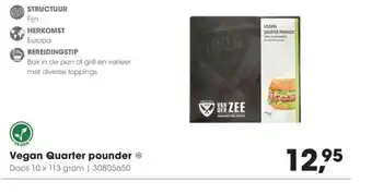 HANOS Vegan Quarter pounder aanbieding