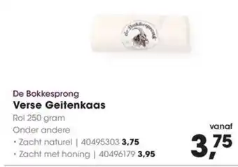 HANOS De Bokkesprong Verse Geitenkaas aanbieding