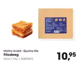 HANOS Maître André Quiche Me Filodeeg aanbieding