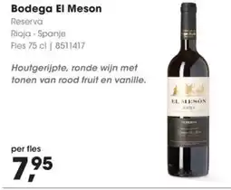 HANOS Bodega El Meson aanbieding