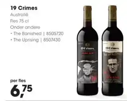 HANOS 19 Crimes aanbieding