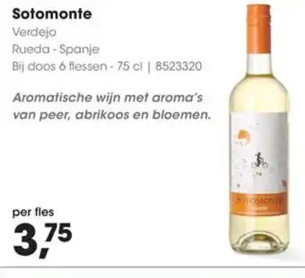 HANOS Sotomonte aanbieding