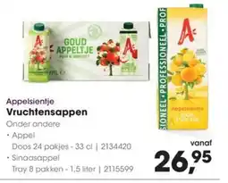 HANOS Appelsientje Vruchtensappen aanbieding