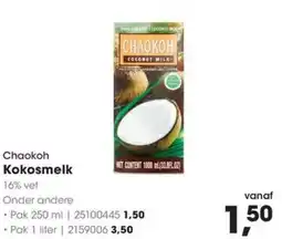 HANOS Chaokoh Kokosmelk aanbieding