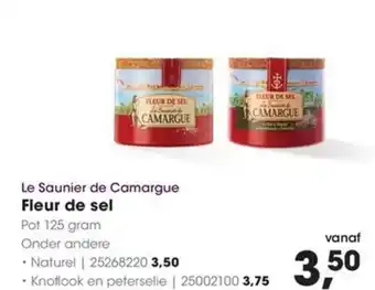 HANOS Le Saunier de Camargue Fleur de sel aanbieding