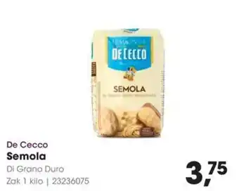 HANOS De Cecco Semola aanbieding