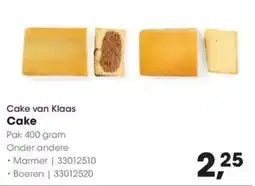 HANOS Cake van Klaas Cake aanbieding