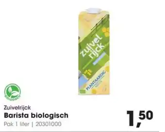 HANOS Zuivelrijck Barista biologisch aanbieding