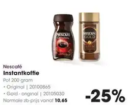 HANOS Nescafé Instantkoffie aanbieding