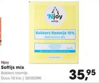 HANOS Njoy Softijs mix Njoy aanbieding