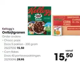 HANOS Kellogg's Ontbijtgranen aanbieding