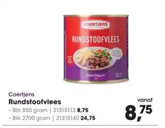 HANOS Coertjens Rundstoofvlees aanbieding