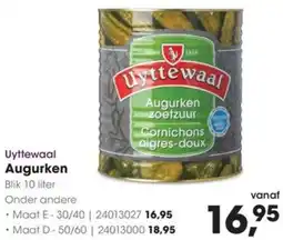 HANOS Uyttewaal Augurken aanbieding