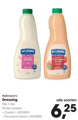 HANOS Hellmann's Dressing aanbieding