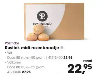 HANOS Pastridor Rustiek midi rozenbroodje aanbieding