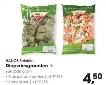 HANOS HANOS Selektie Diepvriesgroenten aanbieding