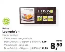 HANOS Hekos Loempia's aanbieding