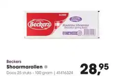 HANOS Beckers Shoarmarollen aanbieding