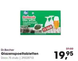 HANOS Dr.Becher Glazenspoeltabletten aanbieding