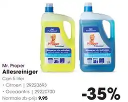 HANOS Mr. Proper Allesreiniger aanbieding