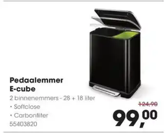 HANOS Pedaalemmer E-cube aanbieding