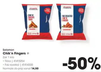 HANOS Salomon Chik'n Fingers aanbieding