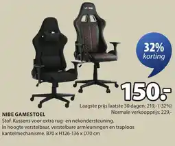 Jysk Nibe gamestoel aanbieding