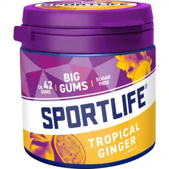 Albert Heijn Sportlife Big gums tropical ginger aanbieding